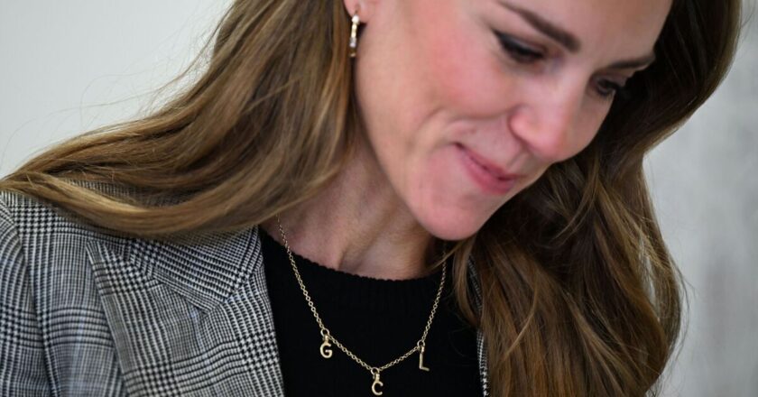 Princess Kate fans can copy her initial necklace look for £26