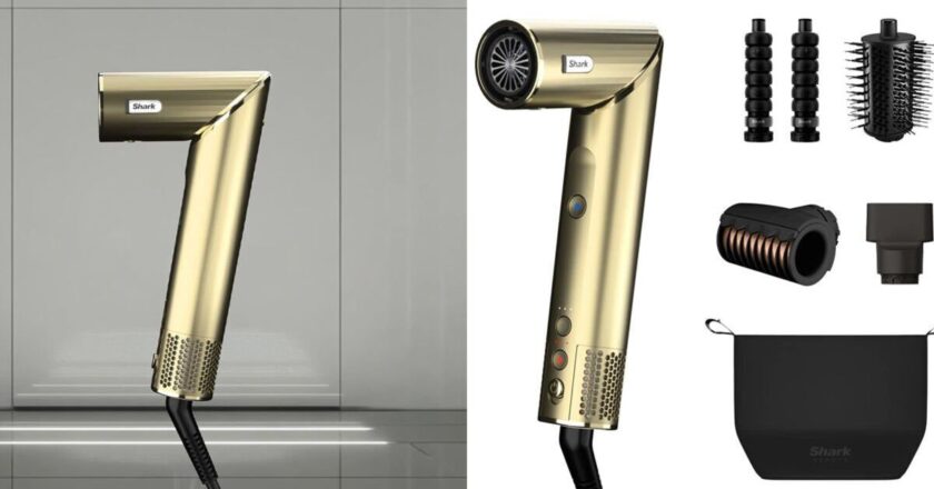 Limited edition Shark flex-style ‘which smooths thick hair’