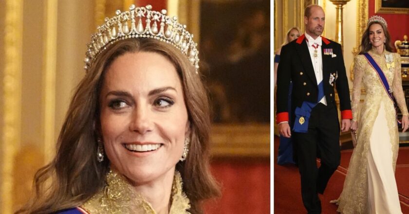 Fans spot key reasons Princess Kate wore gold to Trump’s state banquet | Royal | News