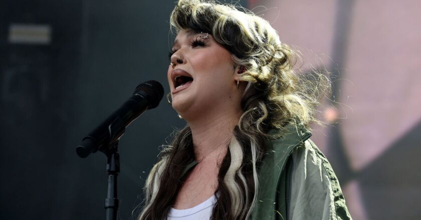 Singer issues health update after collapsing on stage in front of fans | Celebrity News | Showbiz & TV