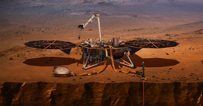 Une mystérieuse graine solide au cœur de Mars