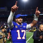 Bills’ Josh Allen chides fans for leaving comeback win early