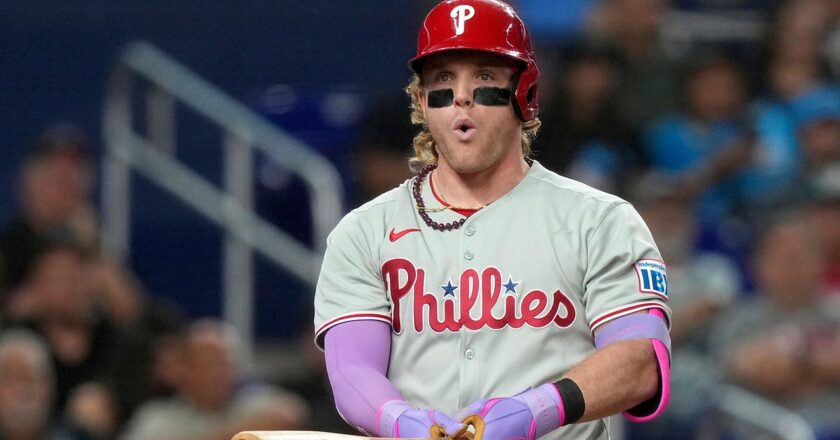Young Phillies fan meets Harrison Bader after viral home run ball dispute