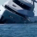 Luxury yacht sinks off Turkey coast as passengers jump overboard