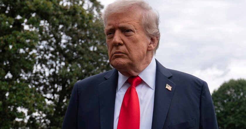 Trump hits the US Open