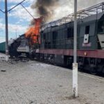 VIDEO Des drones russes attaquent un train ukrainien et font 30 blessés