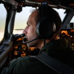 A bord d’un Awacs, avion sentinelle de l’OTAN sur le flanc est de l’Europe face aux incursions de drones russes