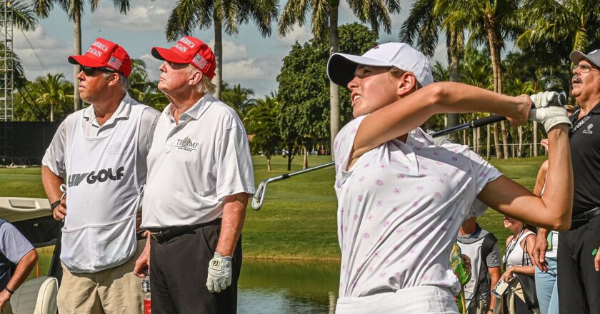 Kai Trump downplays golfing with President: ‘He’s my grandpa’