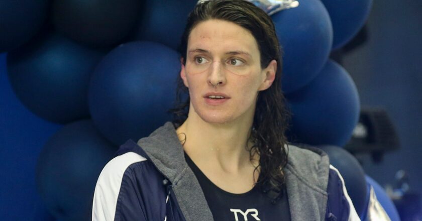 Ex-UPenn swimmer Lia Thomas speaks after accepting ‘Voice of Inspiration’ Award