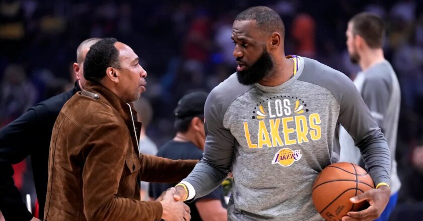 Stephen A. Smith suggests LeBron James’ confrontations influenced by race