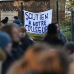 mobilisation en soutien d’un enseignant menacé par une famille refusant que leur fillette soit encadrée par un homme