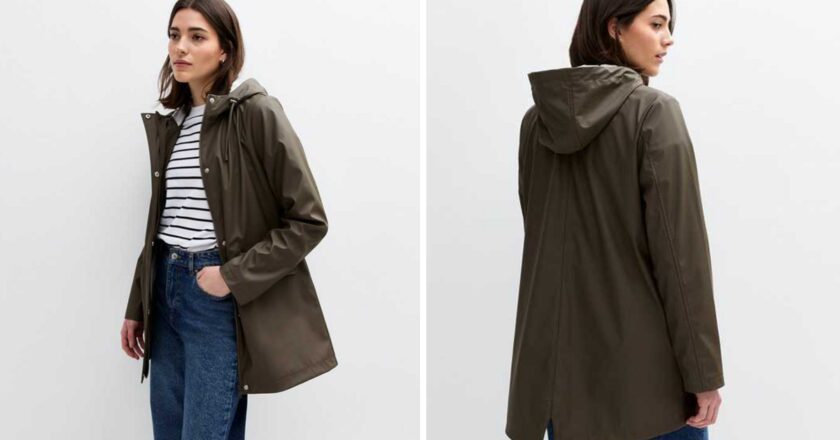 New Look £30 shower-resistant rain coat looks similar to £300 Barbour
