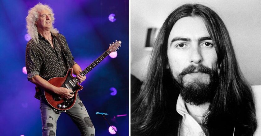 Brian May pays tribute to Beatles star George Harrison in new Thanksgiving video | Music | Entertainment