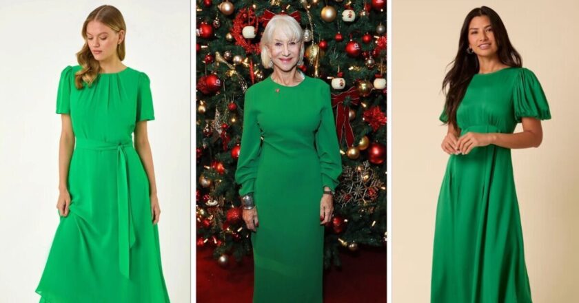Channel Helen Mirren&rsquo;s look with this £34 green dress
