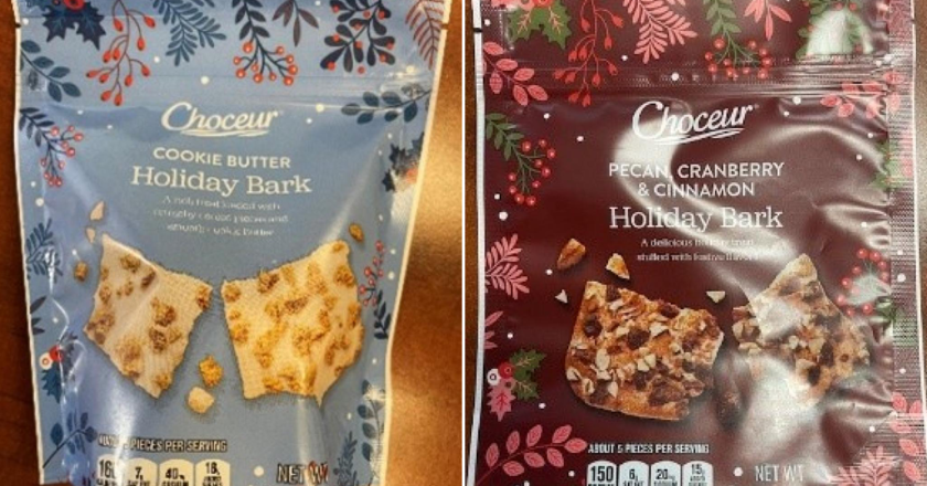 Holiday barks sold at Aldi recalled over potential undeclared pecans, wheat