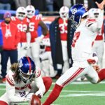 Younghoe Koo misses field goal without touching ball in Giants’ wild first half