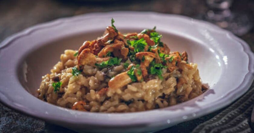 Hearty sausage risotto was better with 1 added ingredient