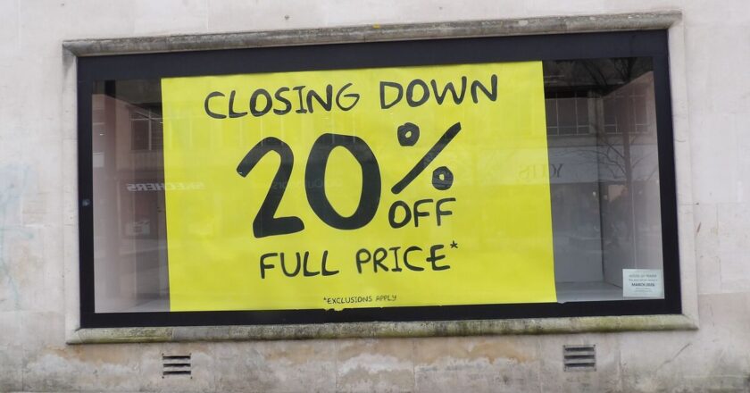 I worked in historic department store set to close down