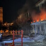 une école maternelle visée par une frappe russe à Kharkiv