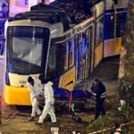 les images du tramway qui a déraillé