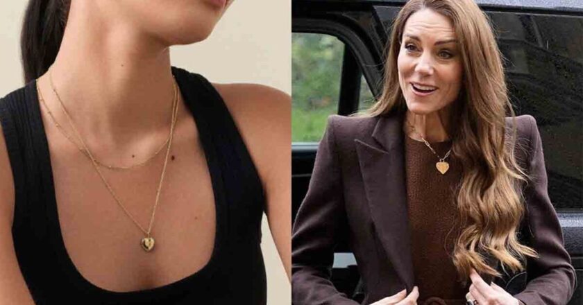 Get Princess Kate’s heart necklace style for less before Mother’s Day