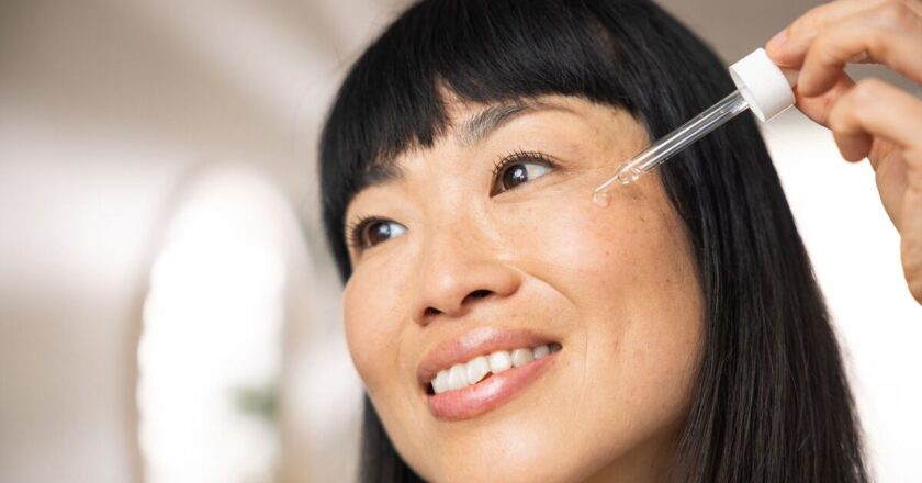 Olay anti-ageing serum that ‘tightened skin under chin rapidly’ is £16