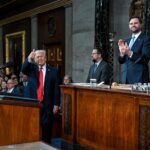 Donald Trump vante un « redressement historique » des Etats-Unis lors de son discours de politique générale au Capitole