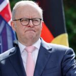 Australian Prime Minister Anthony Albanese evacuated from his home