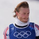 Norwegian skier throws poles after losing Olympic slalom gold in blizzard