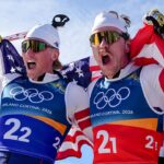 Olympics: Team USA duo gets silver in cross-country skiing team sprint