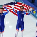 Olympics: Team USA captures silver in men’s team pursuit speedskating