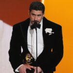 Grammy winners Bad Bunny, Billie Eilish and Olivia Dean hit out at ICE as they accept awards | Ents & Arts News