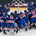 Team USA women’s hockey routs Finland with Vance in attendance