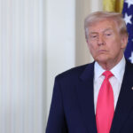 Trump predicts Dow will hit 100K by end of term, says &lsquo;great tariffs&rsquo; driving &lsquo;record stock market&rsquo;