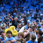 UNC fans storm court too early against Duke, evacuate for final 0.4 seconds