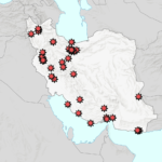 le récit de la journée de frappes au Moyen-Orient en cartes