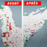 les images du détroit d’Ormuz montrent comment la guerre affecte le trafic maritime mondial