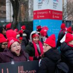 Nurses strike begins in New York City as thousands walk off jobs at major hospitals