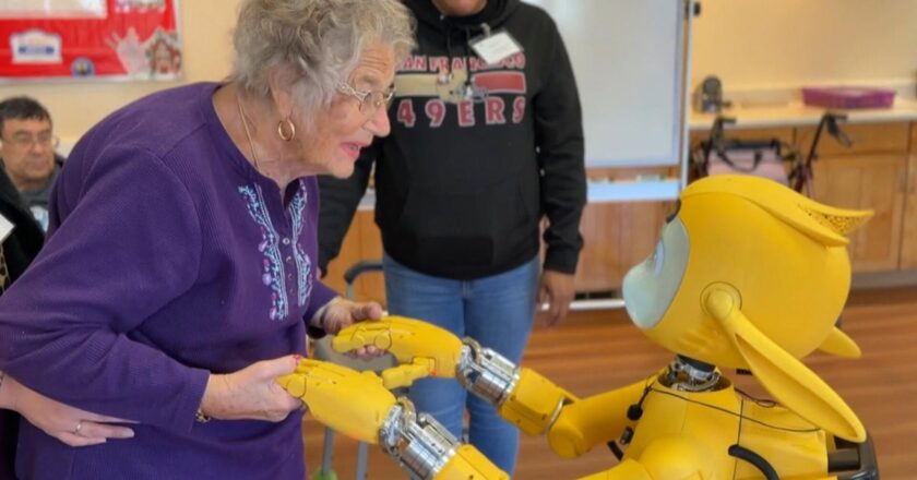 As nursing homes face staffing crisis, robots help workers focus on care