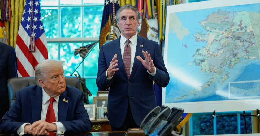 Doug Burgum lands in Venezuela for rare earth minerals talks with officials