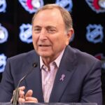 Gary Bettman defends US men’s hockey team after Trump’s quip about women’s squad