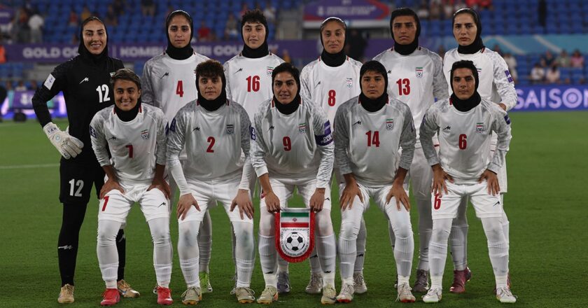 Iranian women’s soccer team refuses to sing national anthem at Asian Cup