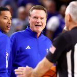 Bill Self ejected before halftime in Kansas loss to Arizona State