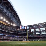 Statue previously removed from Dallas-area airport finds new home at MLB stadium