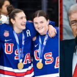Olympic hockey players appear to joke about recent Trump controversy